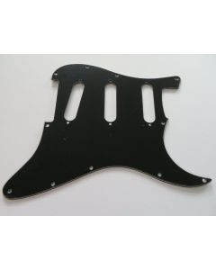 Stratocaster pickguard 3ply black no pot/switch holes