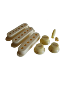 Stratocaster guitar accessory kit cream fits fender