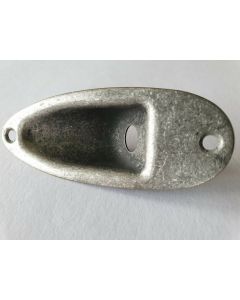 Stratocaster Jack ferrule relic antique chrome + screws