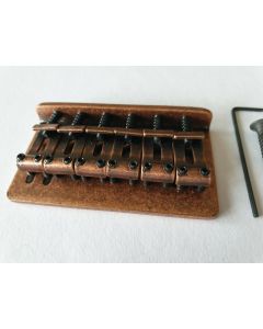 Strat / tele hardtail bridge relic antique bronze 10.8mm