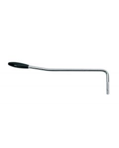 Strat tremolo arm chrome 6mm thread black tip TA-6-FCB