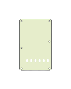 Stratocaster vintage back plate 3ply mint green fits fender BP-313-M