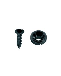 (1) Telecaster string guide round black + screw SH-3-B