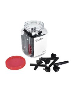 (1) Boston guitar string winder bridge pin remover black