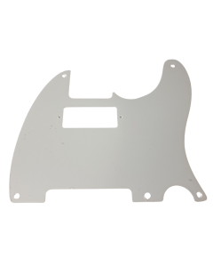 Telecaster guitar 5 hole 52 hot rod mini humbucker pickguard 1ply white fits Fender