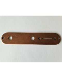 Telecaster guitar relic antique bronze control plate fits CTS pots