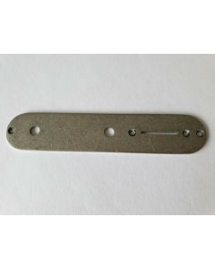 Telecaster guitar relic antique chrome control plate fits CTS pots