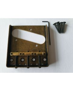 Telecaster vintage telecaster bridge relic antique brass