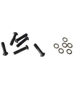 Wilkinson set of 6 black saddle locking screws TWL-001