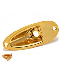 Quality stratocaster Jack ferrule gold + screws JP-2-G