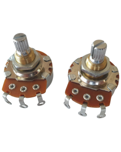 Potentiometer Full Size Audio and Linear 1 meg pots set for Jaguar and Jazzmaster