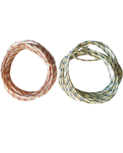6 Meter 22awg cloth wire 3 meter red/white + 3 meter blue/white 