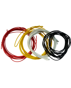 12 Meter guitar wiring cloth wire 4 colours .22awg