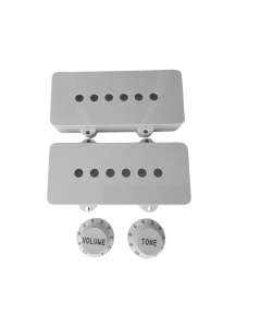 Jazzmaster covers and knobs set white