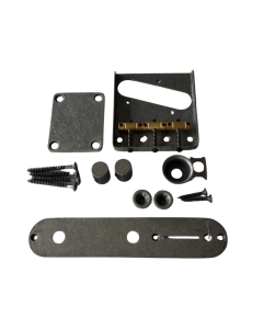 Telecaster antique silver vintage relic hardware parts kit