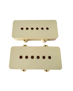 Jazzmaster 62 and 65 RI pickup covers aged white Ivory set fits Fender