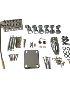 Stratocaster full hardware guitar parts kit set chrome